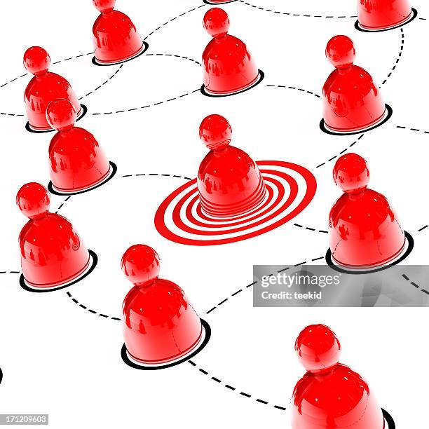 gruppe von personen - organigramm stock-fotos und bilder