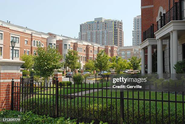 urban sprawl - reston stock pictures, royalty-free photos & images