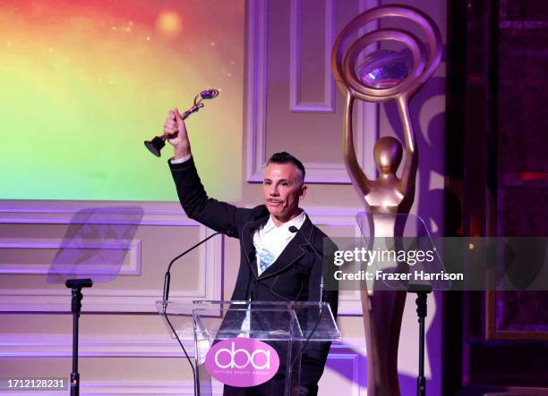 Robert Sorce accepts the Brand of the Year Award onstage during the 5th Daytime Beauty Awards honoring science behind beauty, health and wellness at...