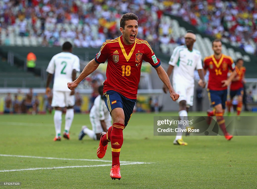 Nigeria v Spain: Group B - FIFA Confederations Cup Brazil 2013