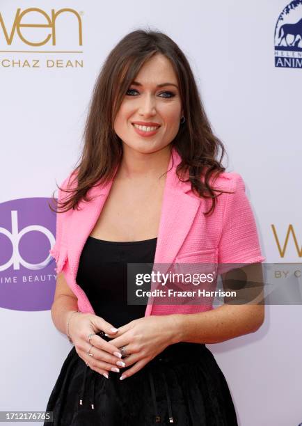 Elsa Esnoult attends the 5th Daytime Beauty Awards honoring science behind beauty, health and wellness at Taglyan Complex on October 01, 2023 in Los...