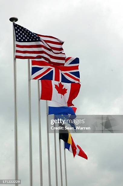 flags of world powers - allied forces stock pictures, royalty-free photos & images