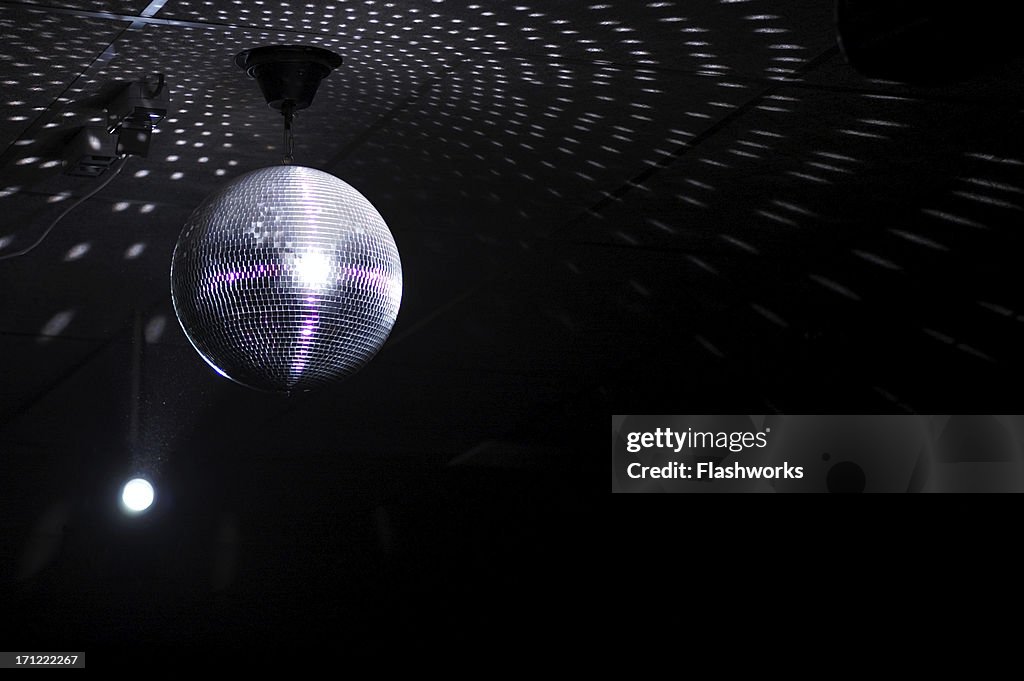 Coloridos glitter mirrorball en discoteca nuevo 3