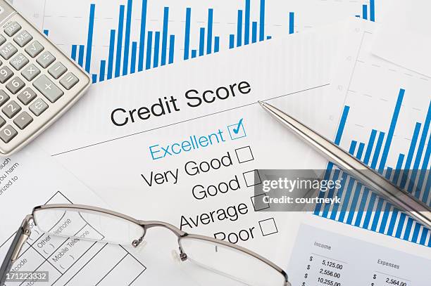 excellent credit score - credit score stock pictures, royalty-free photos & images