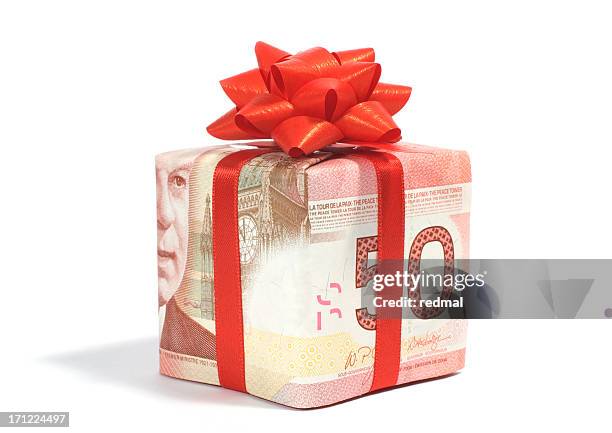 canadian present - canadian money stock pictures, royalty-free photos & images