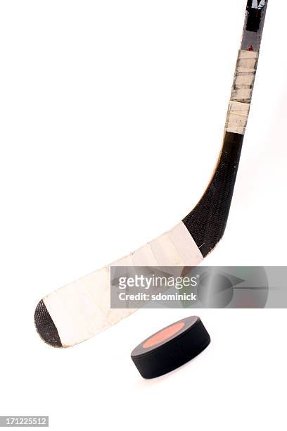 hockey - ijshockeystick stockfoto's en -beelden