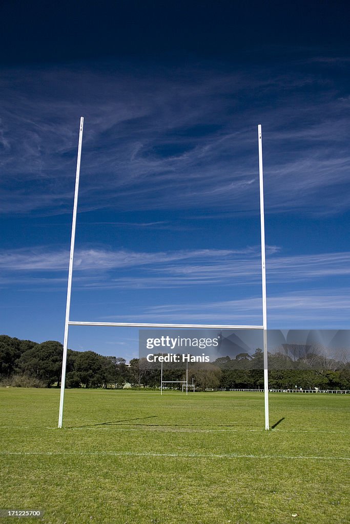 ラグビーポスト付き