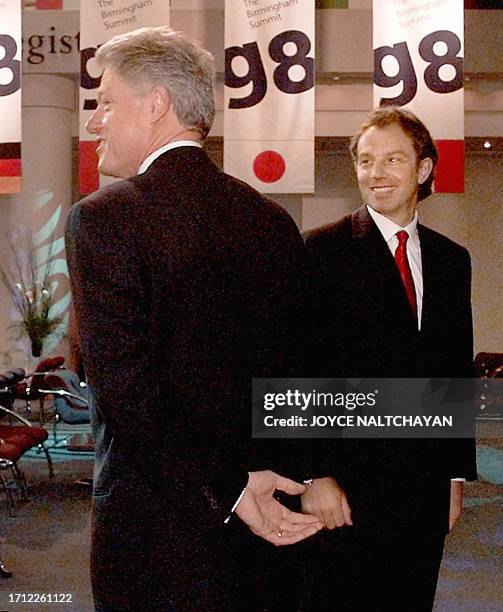 859 Tony Blair And Bill Clinton Stock Photos, High-Res Pictures, and