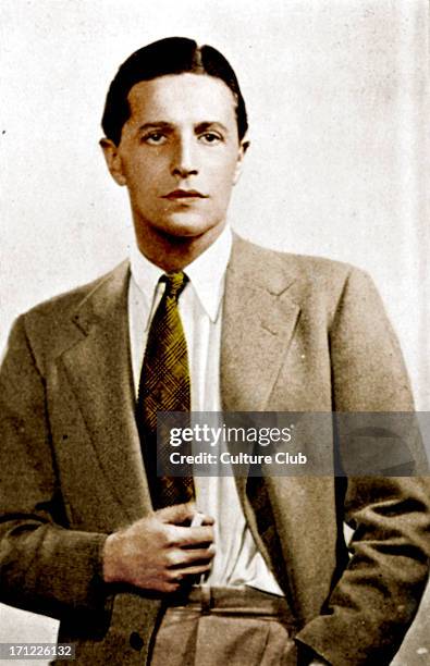 Ivor Novello - portrait of the Welsh singer & actor in 1935. 15 January 1893 - 6 March 1951.