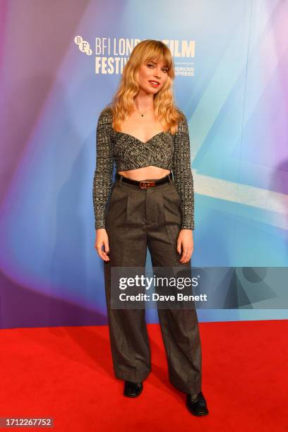 Gina Bramhill attends the "Shoshana" screening during the 67th BFI London Film Festival at BFI Southbank on October 7, 2023 in London, England.