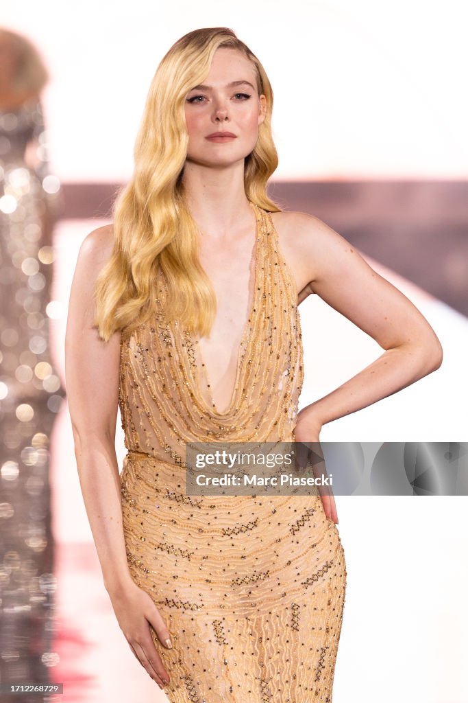 "Le Défilé L'Oréal Paris - Walk Your Worth" : Runway - Paris Fashion Week - Womenswear Spring/Summer 2024