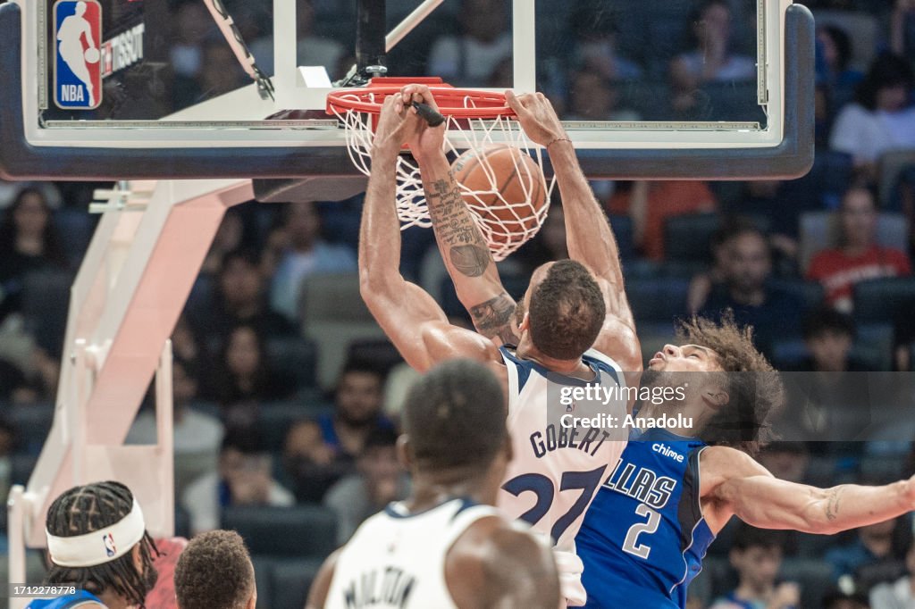 Dallas Mavericks v Minnesota Timberwolves - 2023 NBA Preseason