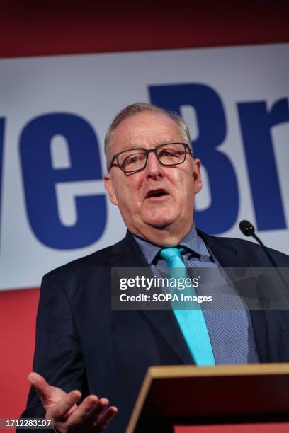 Reform UK London Mayoral candidate Howard Cox addresses the conference. Reform UK was formed in 2018 from the ashes of the Brexit Party. It was led...