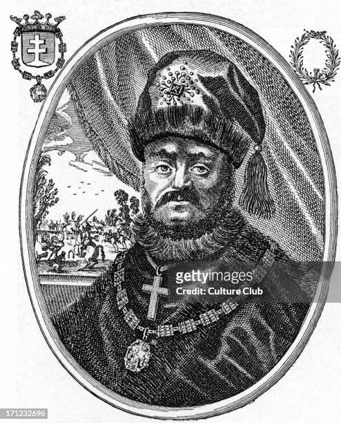 Michael of Russia - first Russian czar / tsar of the house of Romanov. Mikhail Feodorovich Romanov: 12 July 1596 - 13 July 1645.