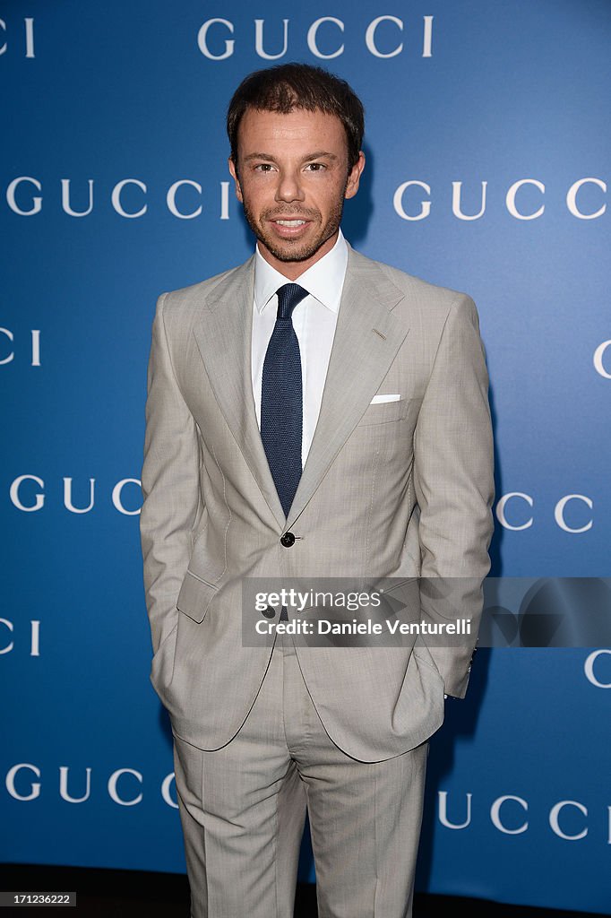 Gucci Men's Flagship Store Opening And Launch Of Gucci Made to Measure Capsule Collection "Lapo's Wardrobe"