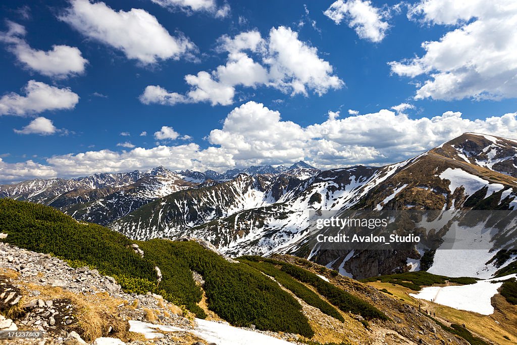 Paisaje de montaña Tatras