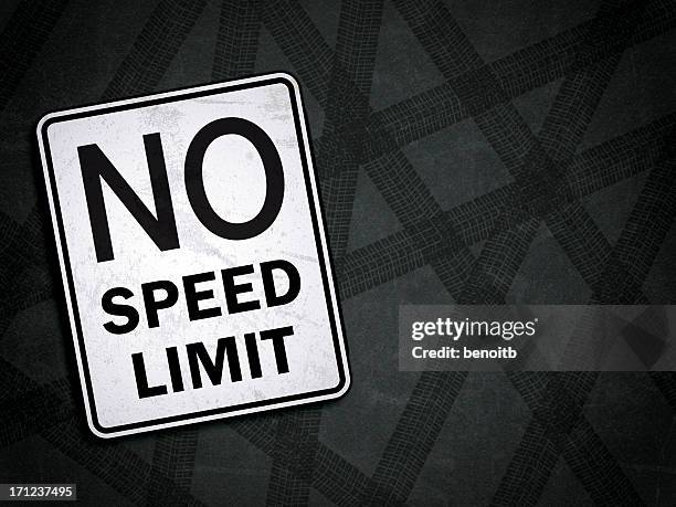 no speed limit - empty asphalt stock illustrations