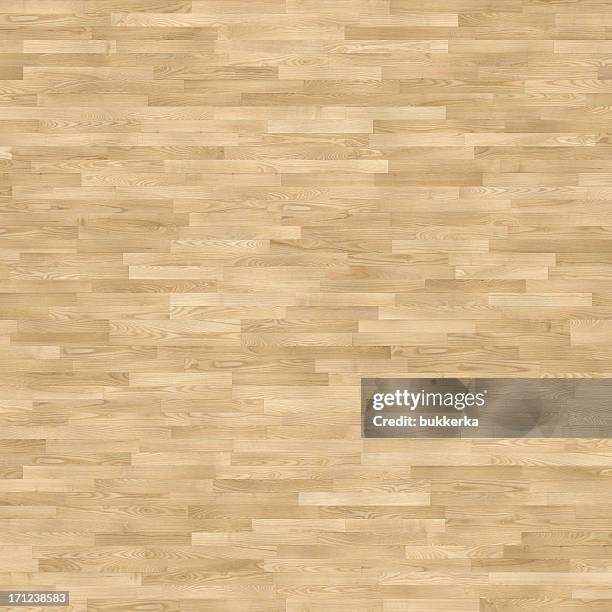 a brown flooring made of wooden tiles - wooden floor background stock pictures, royalty-free photos & images