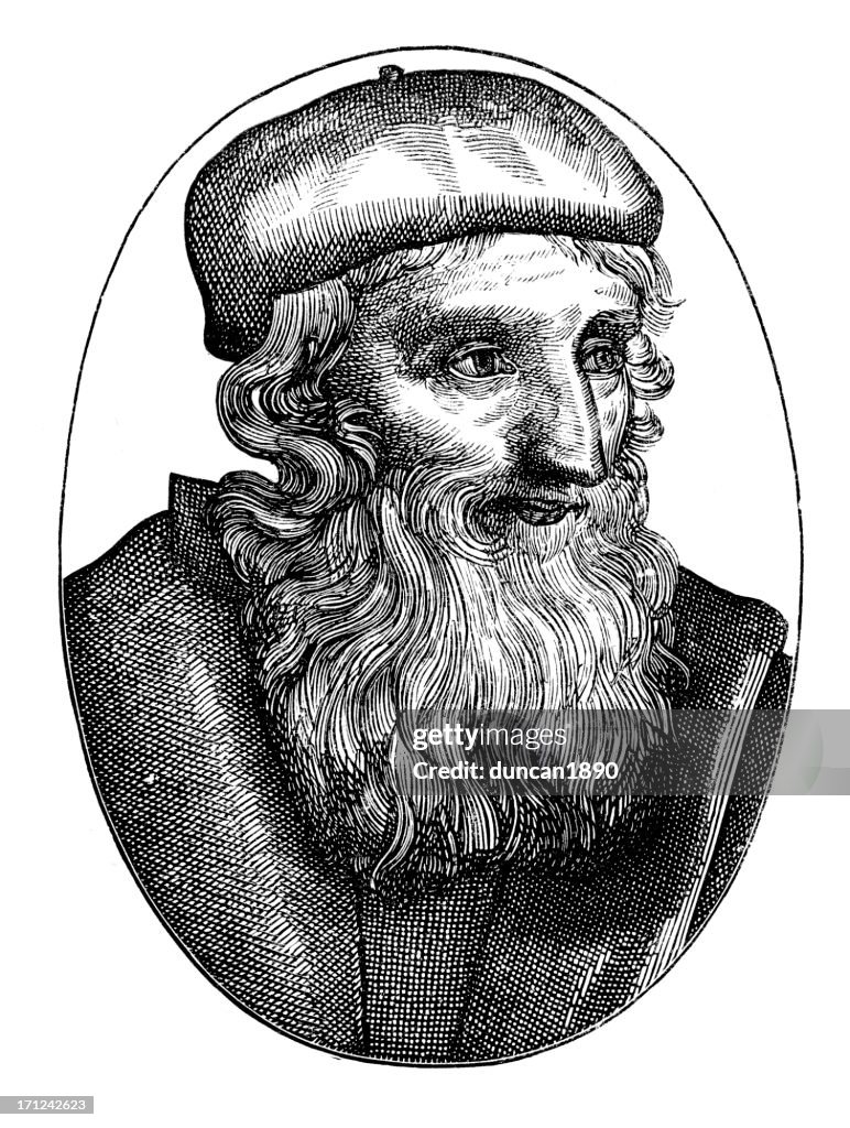 Retrato de John Wycliffe