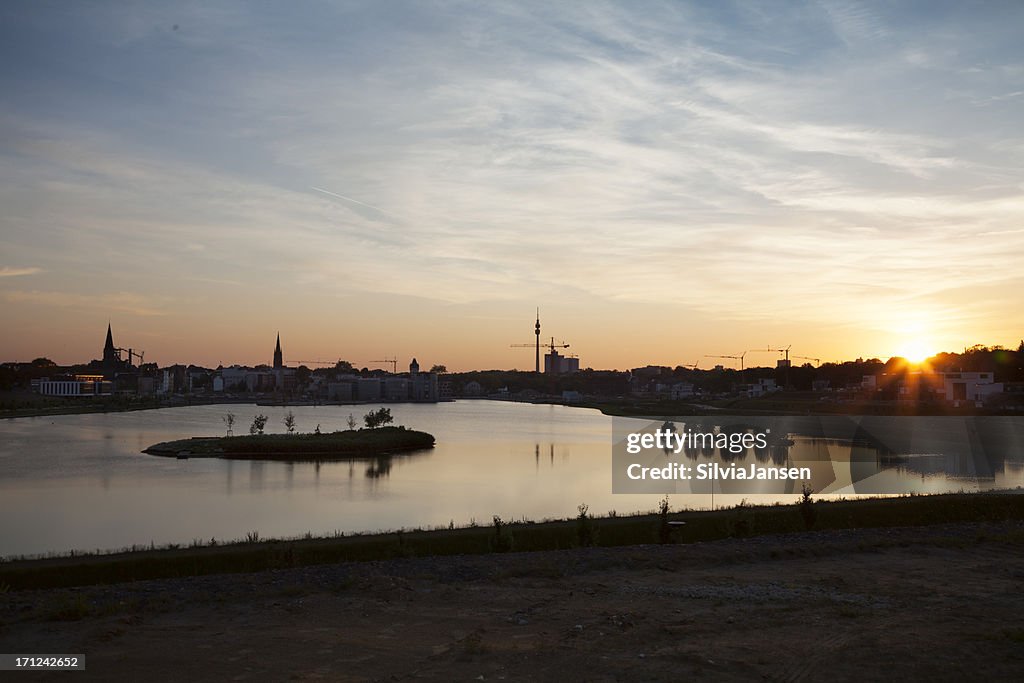 Lago Phoenix Cidade de Dortmund