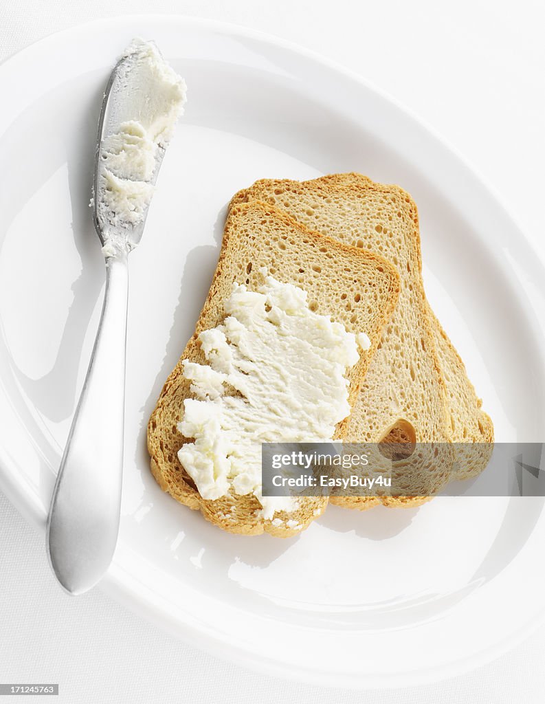 Melba reden und Käse