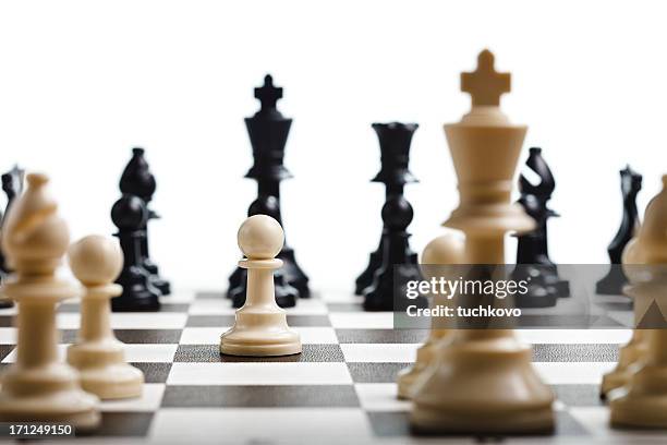 schach - chess game stock-fotos und bilder