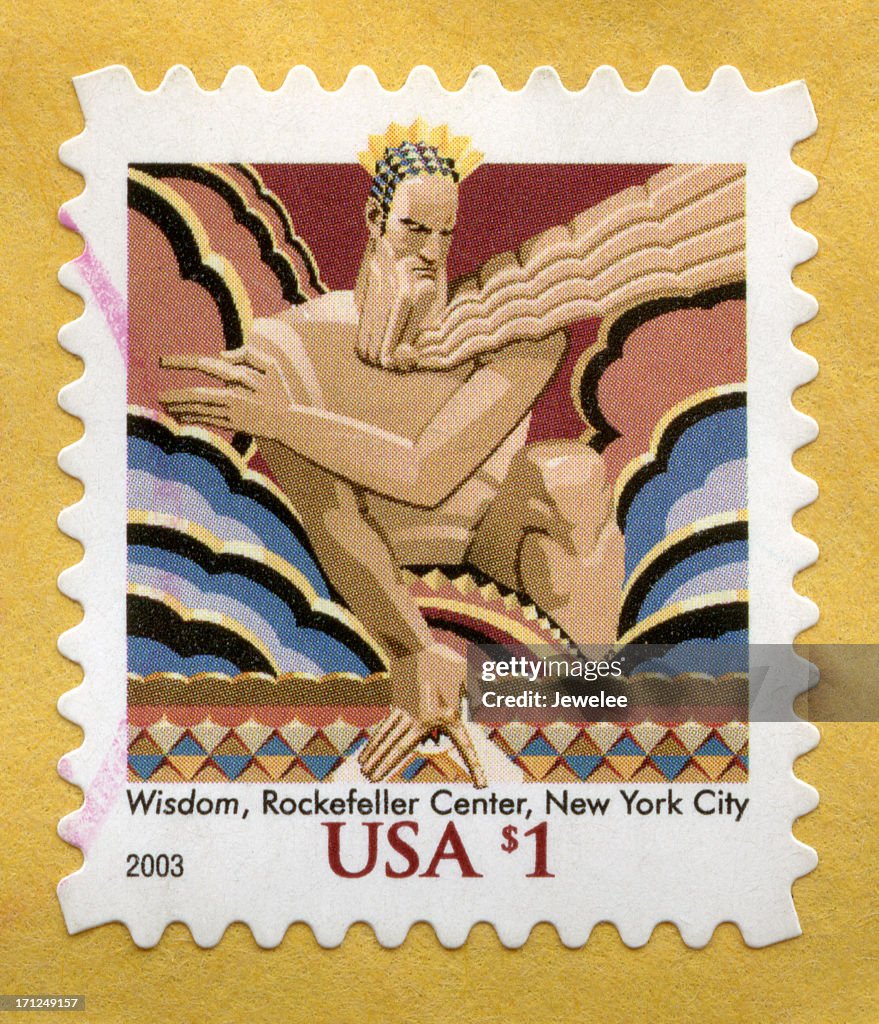 Wisdom Postage Stamp