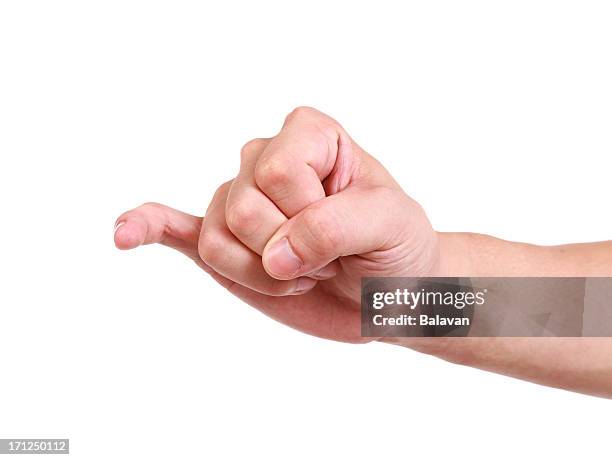 held out little finger - little finger stock pictures, royalty-free photos & images