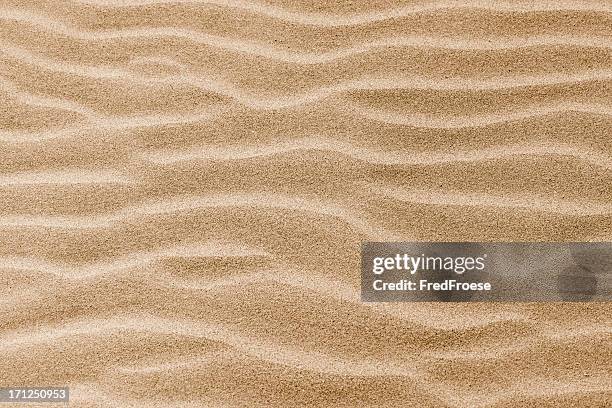 waves at sand dunes - zand stockfoto's en -beelden
