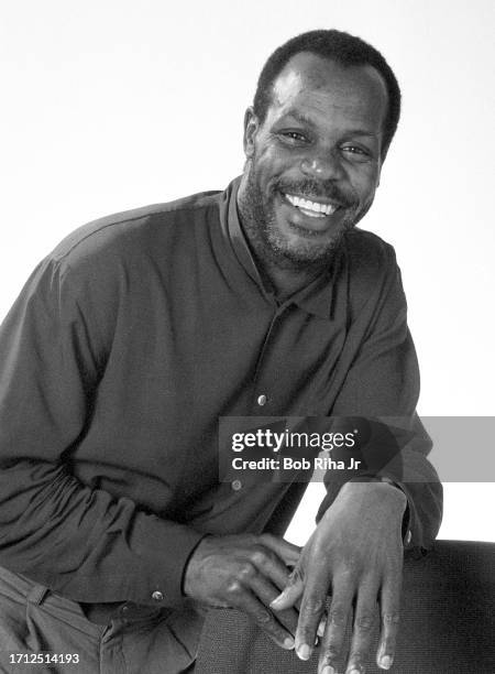 Actor Danny Glover photo session, February 2, 1987 in Los Angeles, California.