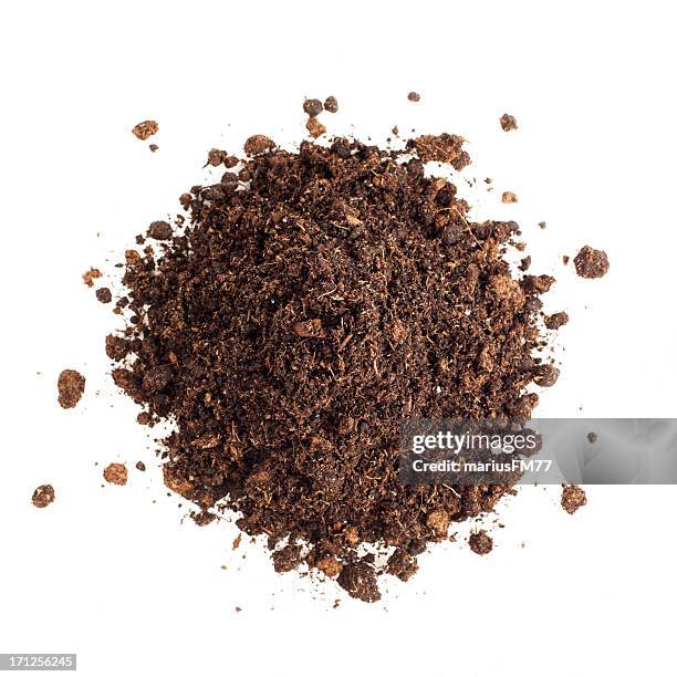 heap of dirt - peat stock pictures, royalty-free photos & images