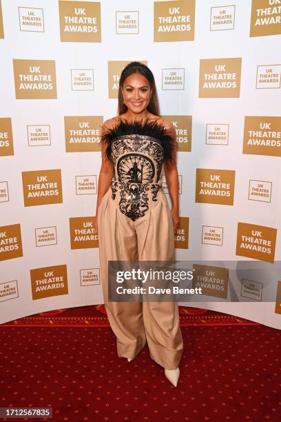 Zoe Birkett attends the UK Theatre Awards 2023 at The Guildhall on October 8, 2023 in London, England.