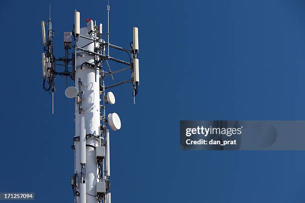 cell phone tower - telecom tower stock pictures, royalty-free photos & images