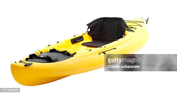sea kayak - with clipping path - kayak stock pictures, royalty-free photos & images