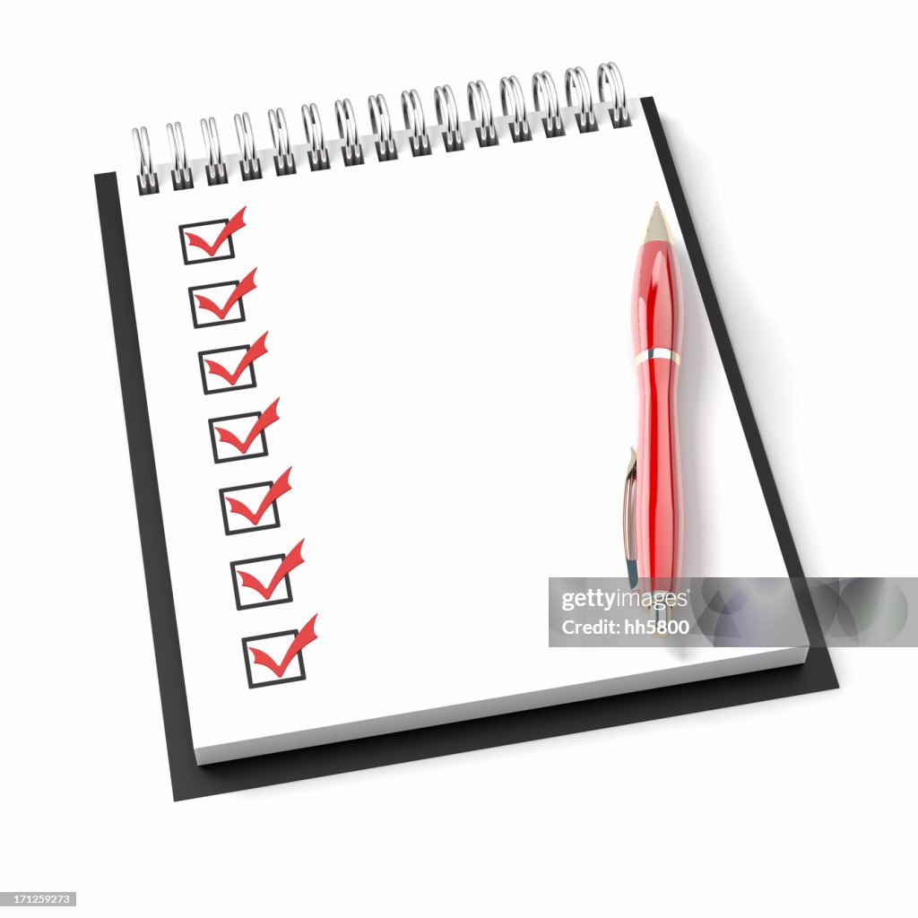 Notepad Checklist