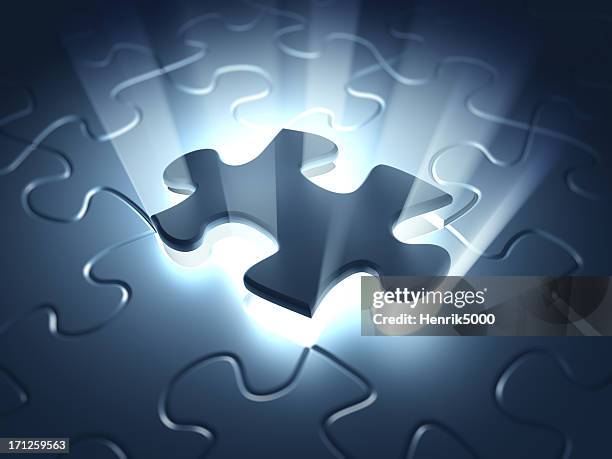 final puzzle piece - jigsaw piece stock pictures, royalty-free photos & images