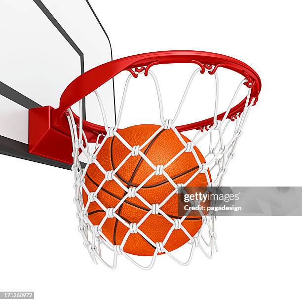 basketball - basketball net stockfoto's en -beelden