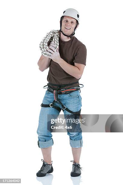 rock climber - artículo de montañismo fotografías e imágenes de stock