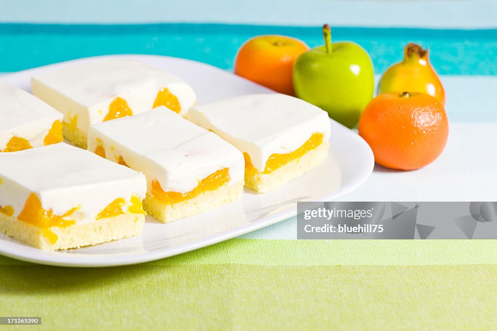 Orange cheesecake