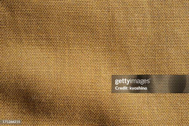 brown canvas texture background - cotton plant close up stock pictures, royalty-free photos & images