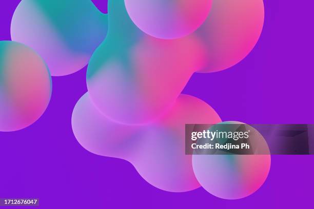 bright, creative, abstract background with flowing gradients smoothly transitioning from one color to another. a futuristic illustration for poster, card and web design. - blue magenta stock pictures, royalty-free photos & images