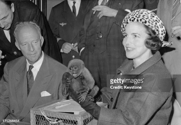 Ex-King Leopold III of Belgium has returned to Paris after his month spent exploring the Brazilian jungle. He was met at Orly Airport by his wife,...