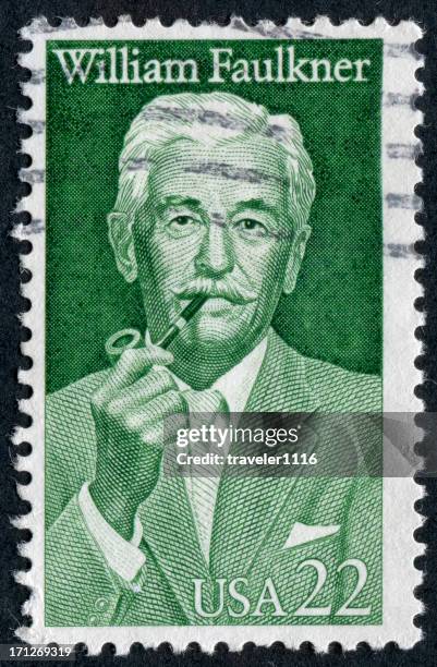 william faulkner stamp - william faulkner photos stock pictures, royalty-free photos & images