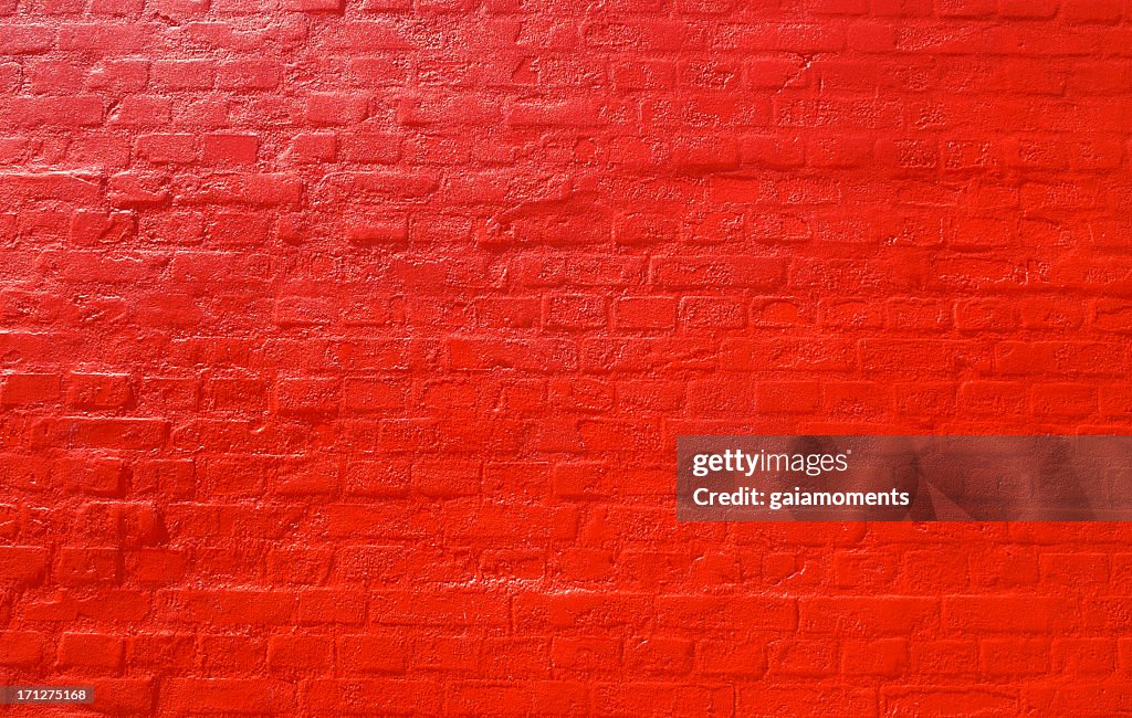 Red Brick Wall Background