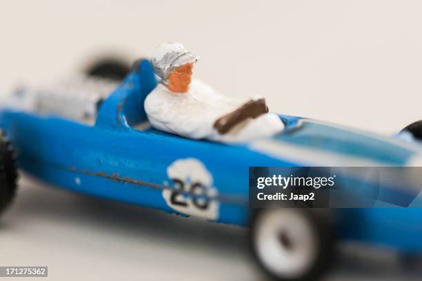 dinky toys cooper racing car - dinky toys stock pictures, royalty-free photos & images