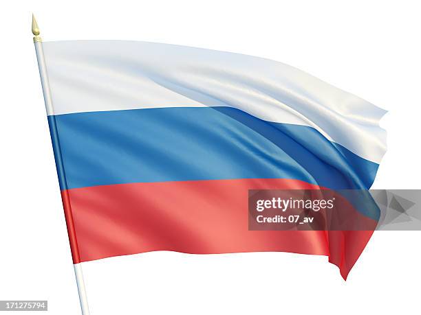 russian flag - russian flag stockfoto's en -beelden