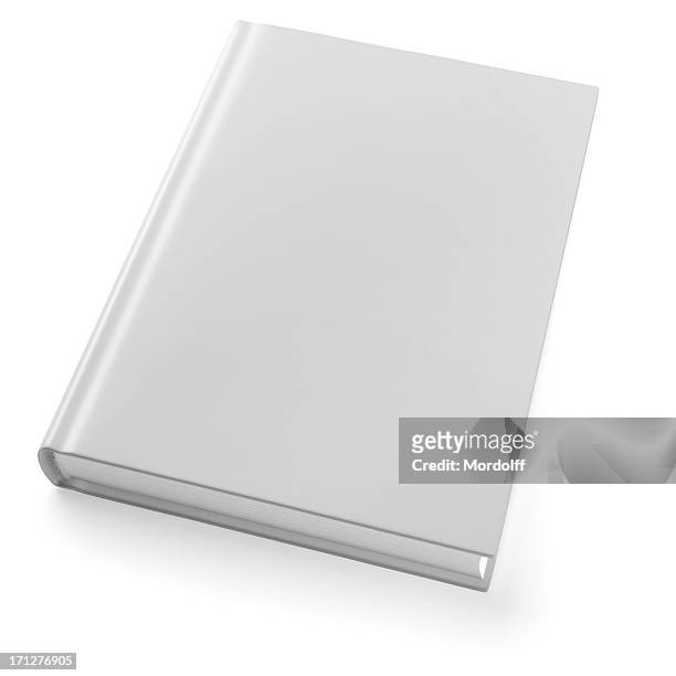 book isolated on white - boek stockfoto's en -beelden