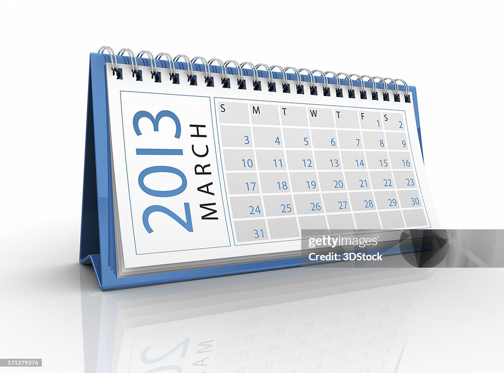 Calendario marzo 2013