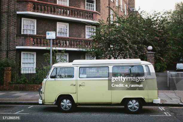 volkswagen transporter - vw kombi stock pictures, royalty-free photos & images