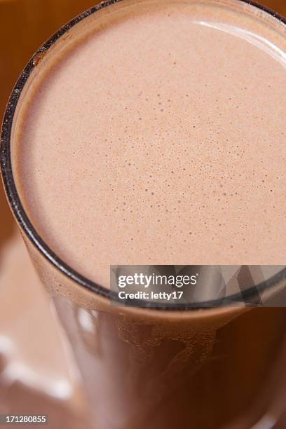 chocolate milk - chocolate milkshake stock pictures, royalty-free photos & images